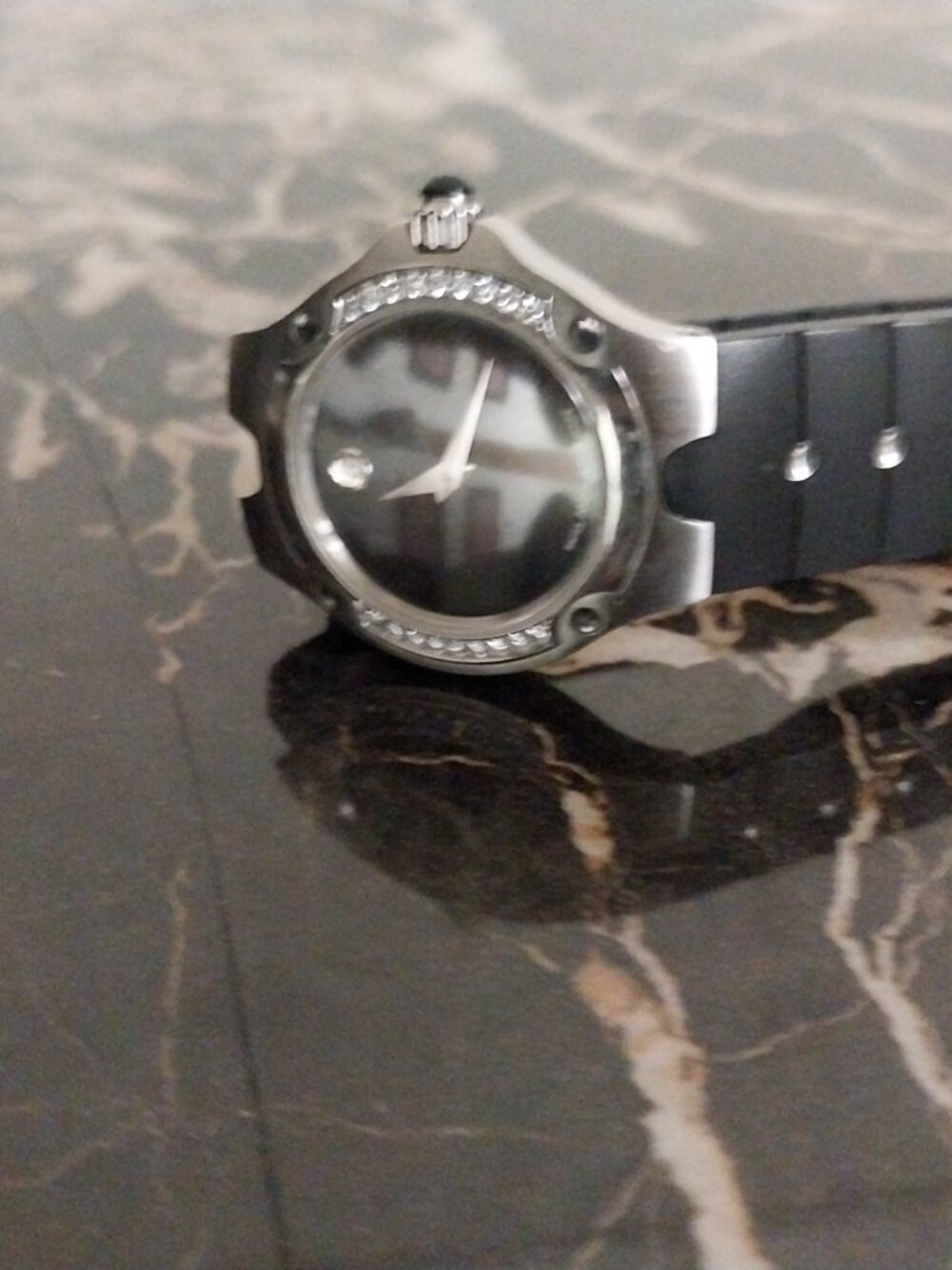 Diamond Movado Sports Edition SE Watch 5279975 Style 84 G4 1851 0 S - Picture 4 of 10